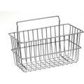 Lavi Industries Lavi Industries, Grid Wall Large Basket, 809326/CL, 24" x 12" x 4", Chrome 809326/CL